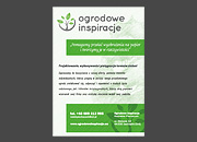 Ogrodowe Inspiracje - ulotka